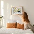 thumbnail image 3 of Resonance Series  Number 3 - Mixed Media Abstract Modern Art Geometric Minimalist Surrealism Unframed Wall Art Print 40 x 60 inches, 3 of 7