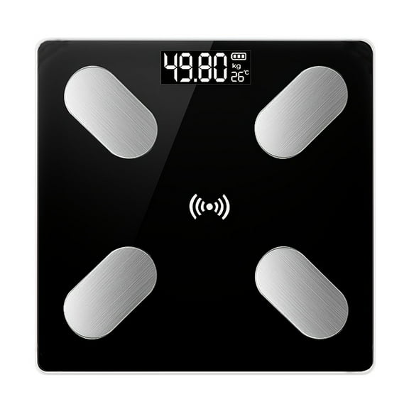 High Precision Digital Bathroom Scale with Large Tempered Glass Platform, Accurate LED Display & Temperature Reading. Switchable kg/lbs for Home, Gym, Dorm Use. Ideal Gift.(Pink)