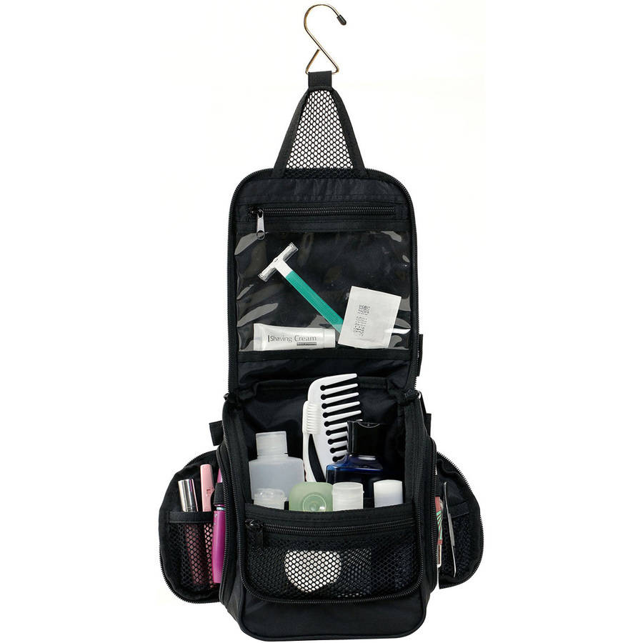 NeatPack Compact Hanging Toiletry Bag, Black - image 10 of 10