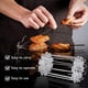 thumbnail image 3 of 10 Fork Bbq Steel Metal Roaster Rotisserie Skewers Needle Cage Oven Kebab Maker Grill Without Middl, 3 of 5