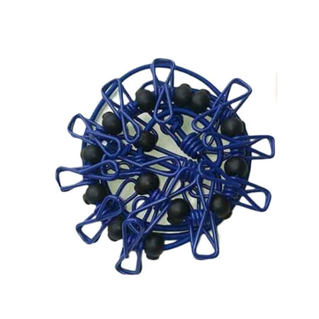 

DRASHOME Clothesline Retractable Clothes Rope Hanger Underwear Drying Rack Clothing Hanging Line Hotel Business Camping Travelling Blue