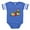 Royal Blue, variant on CafePress - 1St Birthday Express - Cute Infant Baby Football Bodysuit