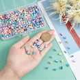 thumbnail image 7 of 80G 8 Colors Handmade Polymer Clay Beads Column Mixed Color 5x3.5~7mm Hole: 1.8mm 10g/color for DIY, 7 of 7