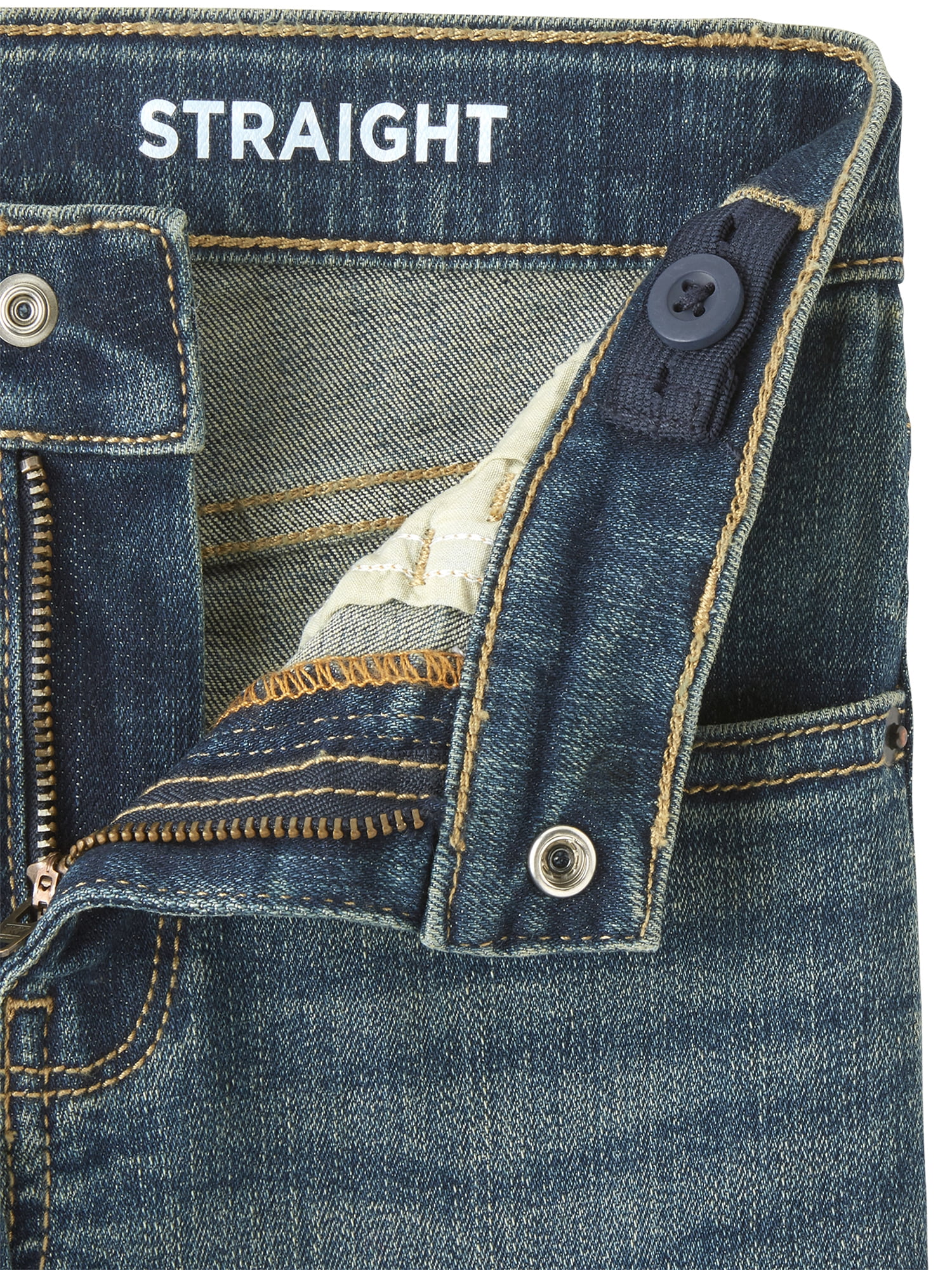 The Children's Place Boys Stretch Straight Jeans, 2-Pack, Sizes 4-16