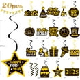 Happy Years Hanging Swirl Decorations BSL1 2025 Happy Year Decorations