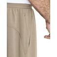 thumbnail image 3 of Reebok Performance Double-Knit Athletic Shorts Taupe 6XL, 3 of 5