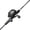 Black, variant on Abu Garcia Prime Spincast Combo, 6' Medium, White, 8-Size Reel