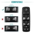 thumbnail image 4 of Interruptor de control de ventanilla eléctrica para Dodge Journey 2009-2010 para Jeep Liberty 2008-2012 con herramienta de extracción No.4602533AF - Paquete de 1, 4 of 7