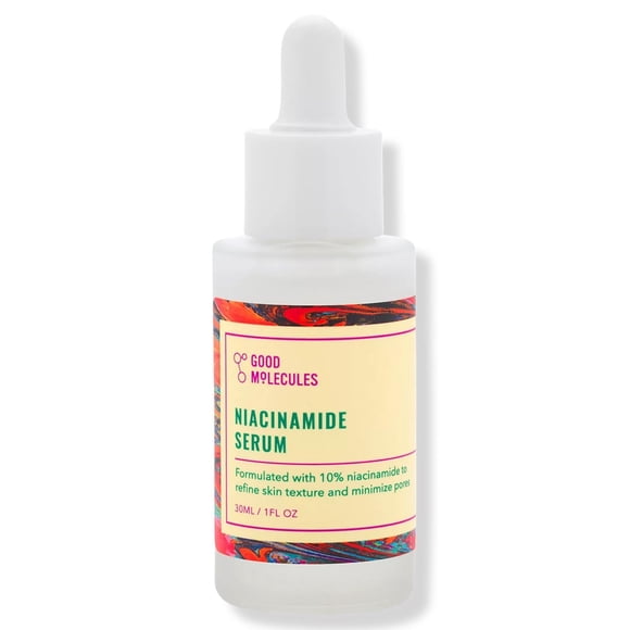 Good Molecules Niacinamide Serum 75ml - 10% Niamcinamide Balancing B3 Facial Serum for Acne, Enlarged Pores, Tone, Texture, Brightening, and Hydrating - Vegan, Cruelty Free and pH 7.1