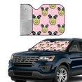 thumbnail image 2 of Yiaed Panda Avocado Print Car Windshield Sunshade Front Auto Car Front Window Sun Shade Foldable Sun Visor Shield Cover Auto Accessories for Sedan SUV Truck-Medium, 2 of 5
