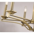 thumbnail image 2 of Livex Lighting Trumbull 6 Light Chandelier in Antique Brass, 2 of 9