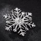 thumbnail image 4 of EeaseMX Broche de copo de nieve con diamantes de imitación, broche de copo de nieve para el pecho, broche de aleación delicado para el pecho, 4 of 7