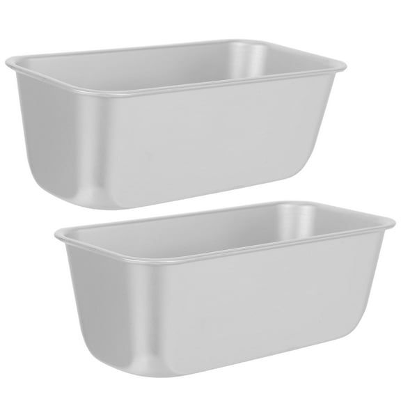 TEHAUX Nonstick Rectangular Aluminum Baking Pan for Bread Loaf Finish