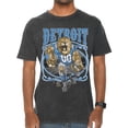 thumbnail image 2 of Wild Bobby, Detroit Fan DET Fantasy Football, Sports, Unisex Vintage Crewneck Tee, Vintage Black, Small, 2 of 4