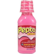 Pepto-Bismol Stomach Reliever/Antidiarrheal, 8 FL OZ (Pack of 6)