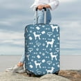 thumbnail image 7 of Hirioo Poodle Dog for Elasticity Suitcase Cover (No luggage Included) Durable Luggage Protector Fits 18-32 Inch Luggage-Large, 7 of 7