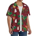 thumbnail image 4 of KLL Print Men's Shirt Short Sleeve Button Down Summer Cuba Beach Shirts- XX-Large, 4 of 7