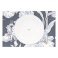 thumbnail image 2 of White Flowers 12×18 inch Placemats Heat Resistant Washable Foldable Rectangular Placemats Set Decoration Indoor Outdoor for Kitchen Dining Table 6PCs, 2 of 8