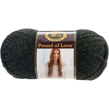 UPC: 0023032551494 | Lion Brand Pound Of Love Baby Yarn-Charcoal