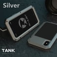 thumbnail image 1 of Heavy Duty Protection Armor Metal Phone Case para iPhone 14 13 12 11 Pro XS MAX SE XR X 6 6S 7 8 Plus Cubierta de aluminio a prueba de golpes Tan Jianjun unisex, 1 of 2