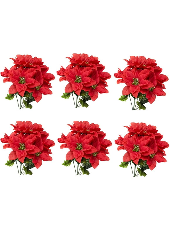 Artificial Poinsettias