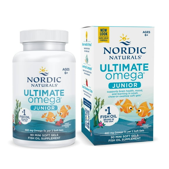 Suplemento Nordic Naturals Ultimate Omega Jr Fresa 680