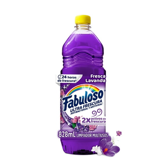 Limpiador Multiusos Líquido Fabuloso Fresca Lavanda 828 ml