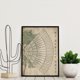 thumbnail image 4 of Diagrama de abanico del árbol genealógico de 5 generaciones diagrama de abanico del árbol genealógico de 5 generaciones Diagrama del árbol genealógico Vintage Wall Art Canvas ANGGREK Otros, 4 of 5