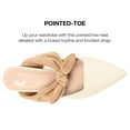 thumbnail image 6 of Journee Womens Melora Slip On Pointed Toe Mules Flats, 6 of 7