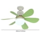 thumbnail image 2 of Ventilador de enchufe E27, luz LED, ventilador de techo con Control remoto, lámpara LED, Base E27, 42cm, luz de ventilador de techo interior, 3 velocidades para dormitorio y cocina, 2 of 8