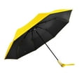 thumbnail image 4 of Rain Umbrella Windproof Travel Umbrella Lightweight Durable Folding Umbrella Yellow, 4 of 8