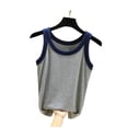 thumbnail image 1 of Posijego Summer Womens Ribbed Tank Tops Sleeveless Camisoles Bottom Base Undershirts Women Clothes, 1 of 4