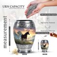 thumbnail image 2 of KARYLIZ Horse Urns&nbsp;for Human Ashes Women - Grey Cremation Urns For Family - Funeral Decorative Urn For Men - Cremation Urn For Mom & Dad - Decorative Gift for Male & Female - Large - 10 Inch, 2 of 2