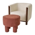 thumbnail image 4 of Better Homes & Gardens Adlin Ottoman, Rust, 4 of 8