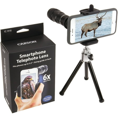 Adapter Lens Adapters - Naxa IC-918 HookUpz Smartphone Telephoto Lens Adapter