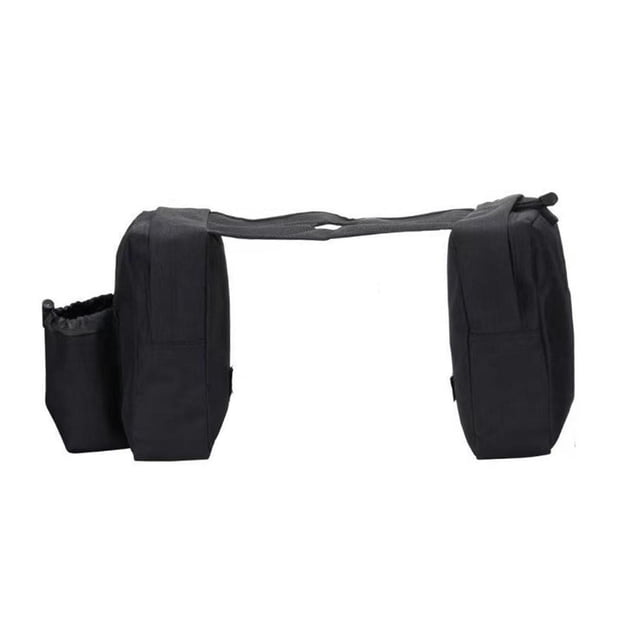 Bolsa de tanque DYNWAVEMX para ATV almacenamiento de carga alforja de tela Oxford universal Negro