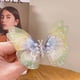 thumbnail image 1 of Clip para el cabello de mariposa移动绿白色女孩 gradient color, 1 of 3