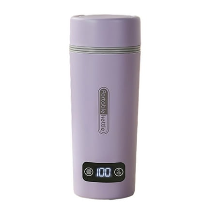 

Ruhiku GW Travel Electric Kettle Portable Small Mini Tea Coffee Kettle Water Boiler 350ml Water Heater with 4 Temperature Control 304 Stainless Steel