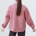 thumbnail image 5 of successthop Lightweight Jackets for Women Long Sleeve Jacket Zip Up Coat Plus Size No Hood Outwear with Pockets Pink 2XL, 5 of 6