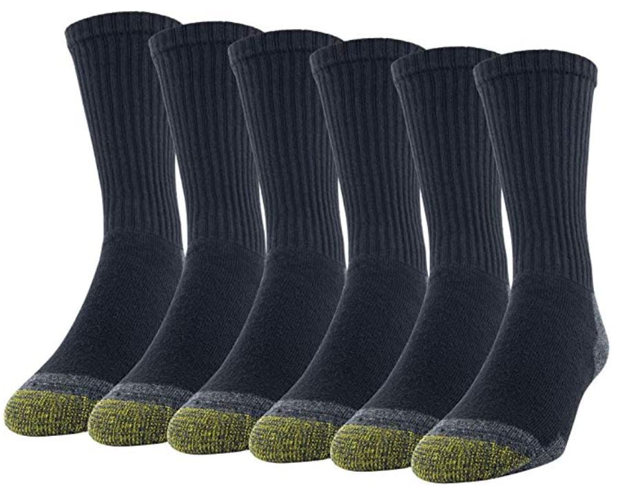 Gold Toe - Gold Toe Men's Full Cushion Cotton Crew Socks, 3 Pairs ...