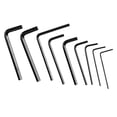 thumbnail image 1 of Guitar Hex Key Wrench, Guitar Hex Wrench Flat End Hand Tool 9pcs  For Repair, 1 of 8