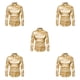 thumbnail image 2 of Sonducket Camisa Transpirable Para Hombre Satén Con Mangas Largas - Trabajo Boda O Casa Camisa Para Hombre Formal Manga Larga Grande Amarillo XL Type2 NO2, 2 of 6
