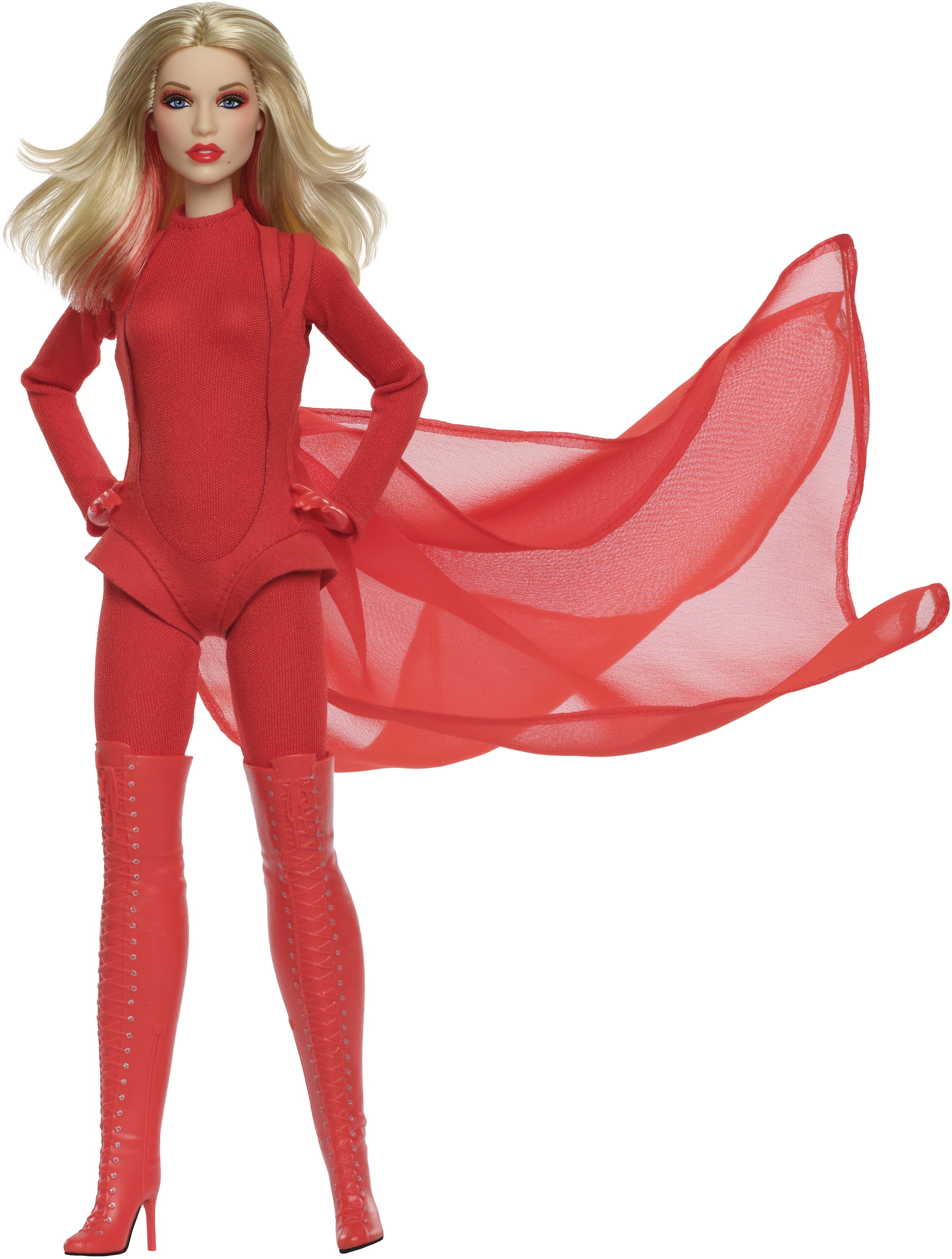 Barbie Signature Kylie Minogue Collectible Doll in Red “Padam Padam” Music Video Outfit