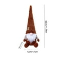 thumbnail image 4 of Cheapark Christmas Faceless Gnome Ornament - Cute Old Man Doll Design for Window & Desktop, Festive Decor for Christmas Holiday Ambiance, 4 of 6
