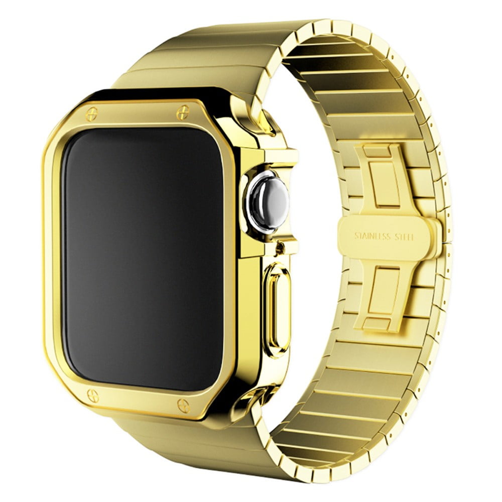 Gold metal apple watch strap hotsell
