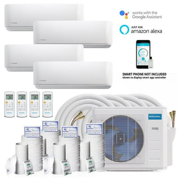 Mrcool Diym336hpw03b Multi Zone 42000btu 3 Ton Ductless Mini Split Air Conditioner Without Line Set Com - Diy Ductless Mini Split System Mrcool Diym336hpw03b Multi Zone 42000btu 3 Ton Ductless Mini Split Air Conditioner Without Line Set Com - Diy Ductless Mini Split System