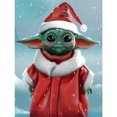 thumbnail image 1 of Cuadros Decorativos Kits de pintura de diamante 5D Yoda Taladro redondo completo DIY Arte de la pared Artesanía (V2050) Likrtyny embutido en tela, 1 of 6
