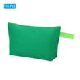 thumbnail image 3 of Uxcell 12.2 x 7.5" Canvas Makeup Bags with Strap, 10 Pack Pencil Cosmetic Zipper Bag Case Toiletry Pouch, Green, 3 of 6