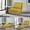 Yellow - Chenille, variant on CQSXDA Convertible Sleeper Sofa Chair - 3-in-1 Upholstered Accent Chair Bed, Reclining Chaise Lounge for Small Spaces
