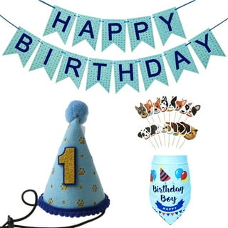 JUNTEX Happy Birthday Banner for Shower Gift Girls and Boys Party  Decorations 